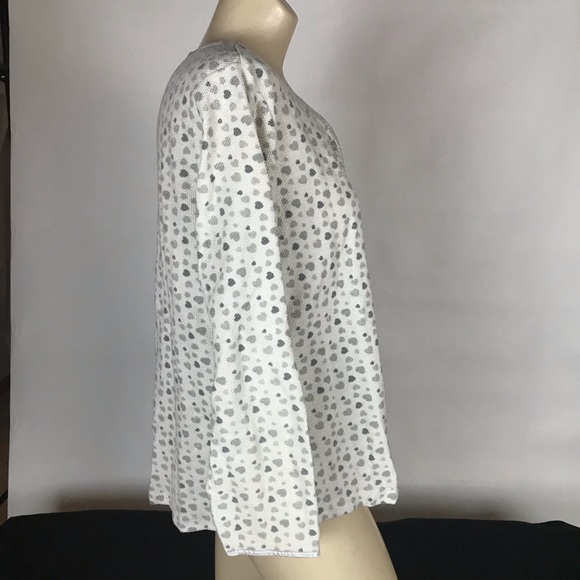 Thermal v-Neck cardigan sweater - Picture 4 of 7